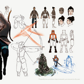 Концепт-Арт персонажа комикса