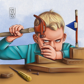 Фан-арт с работы известного иллюстратора