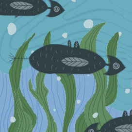 скетч "подводный мир"