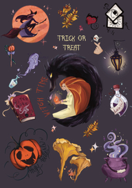 Стикерпак «Хэллоуин»
