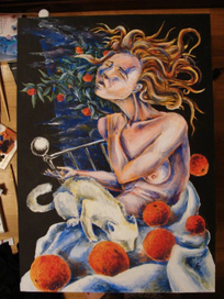 Иллюстрация к рассказу г. Гарсиа Маркеса "Ева внутри своей кошки"