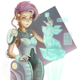 3D-художница будущего