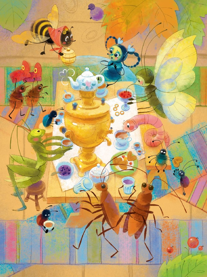 Тараканы прибегали, все стаканы выпивали