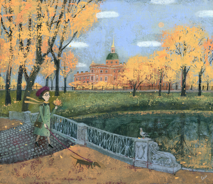 Прогулка в Михайловском саду