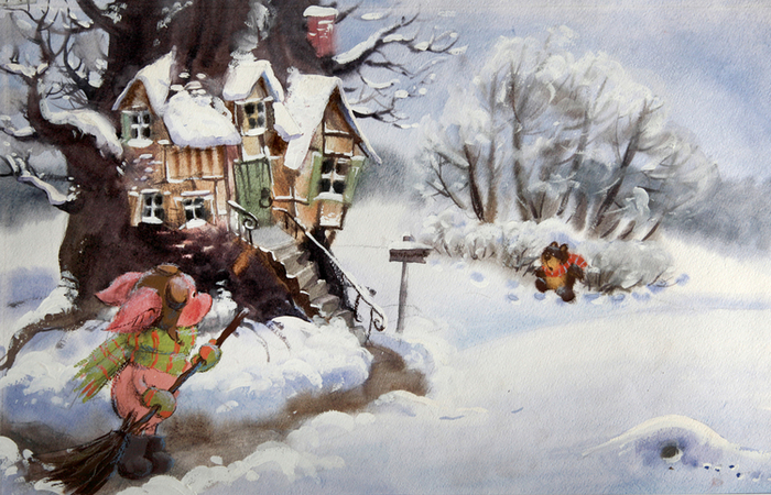 Пух - следопыт