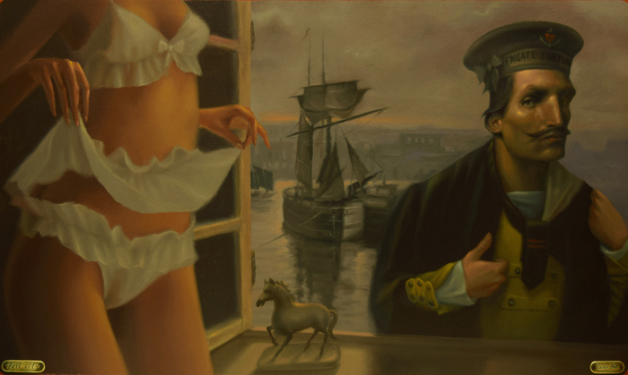 Портовый город. Port city