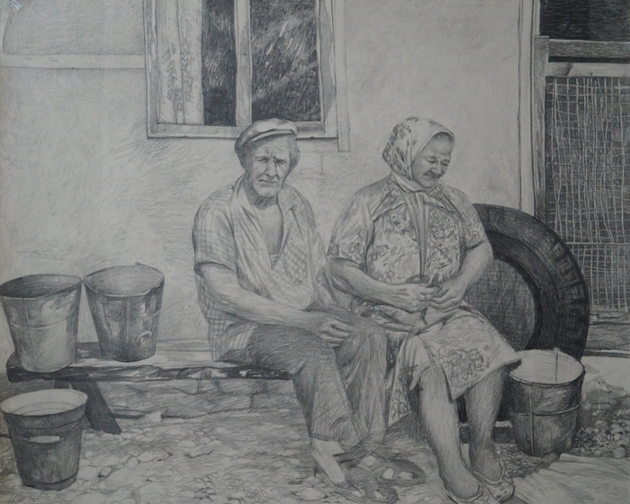  Дедушка Яша и бабушка Варя. 