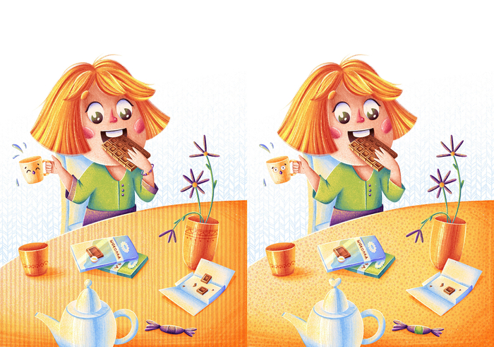 Найдите 10 отличий