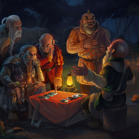 Ночная стоянка на большаке