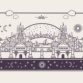 Новогодняя иллюстрация. Растр