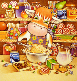 Жужа готовит