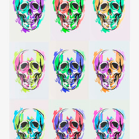 Цветные черепа