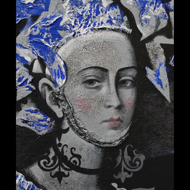 "Муза с лютней" (фрагмент) 