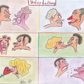 unterhaltung zwishen zwei menshen