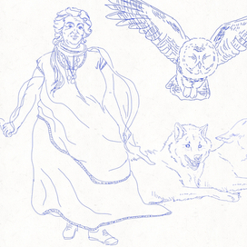 Фэнтези "Нити судьбы". Карточка персонажа. Хона и Лоу.