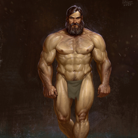 Викинг после купания.