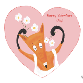 Валентинка Happy Valentines Day