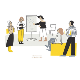 Иллюстрация для журнала Seasons