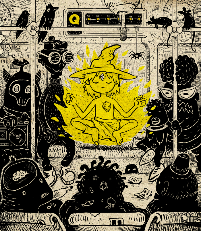 Midnight gospel fan art.