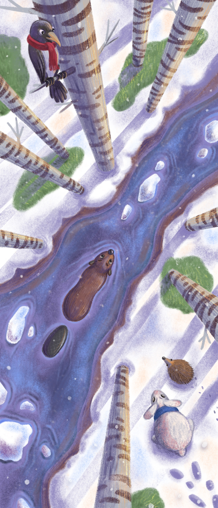 Март в лесу 