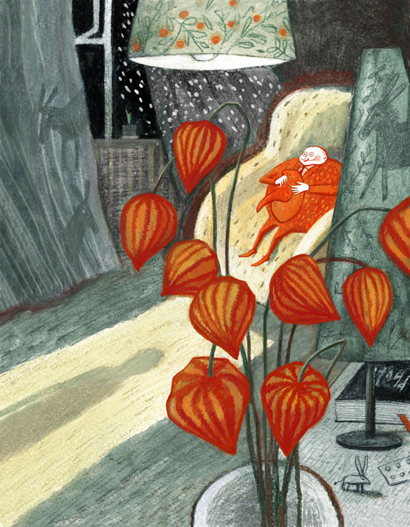 Иллюстрация к сказке Анны Никольской "Человек-Мандарин"