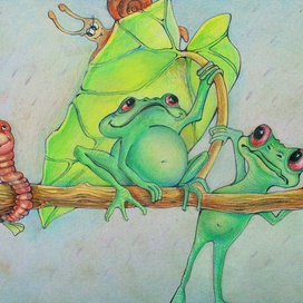 веселые лягушки