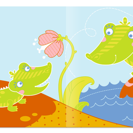 детская книжка для купания "Zoo"