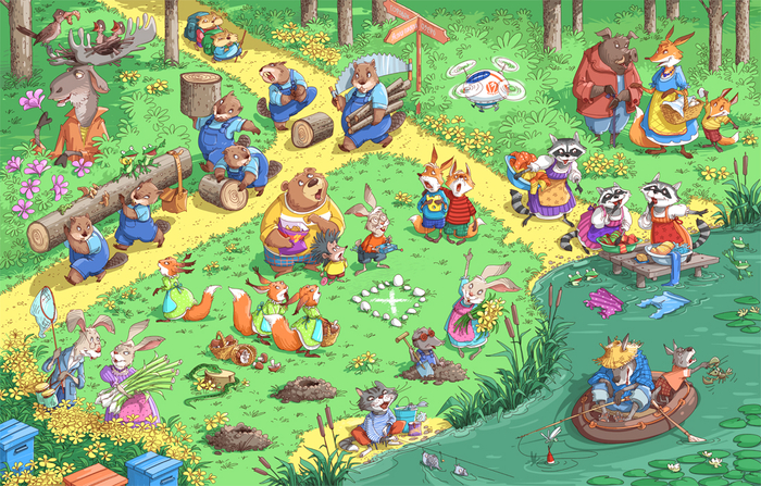 Тестовый полет(цвет)