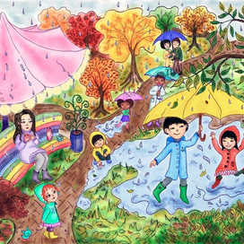 Парк осенью