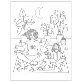 Иллюстрация для раскраски