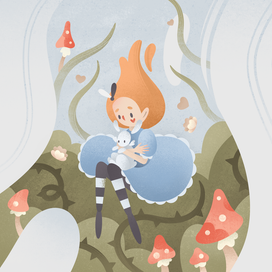 Алиса и кролик 