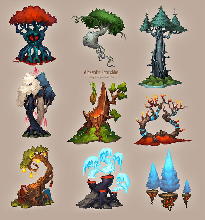 Удивительные деревья