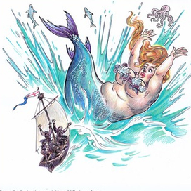 Русалочки с флешмоба Мермей 2023.