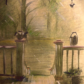 Зарисовка крыльца