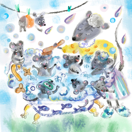 Весёлое купанье