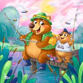 Happy Bears Illustrations