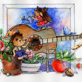 Ежики - среди зимы раскроются цветы https://vk.com/ejici_hudojnici