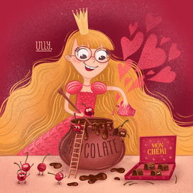 Принцесса готовит конфеты