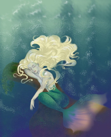 спящая русалка