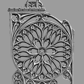 Готический принт для футболки