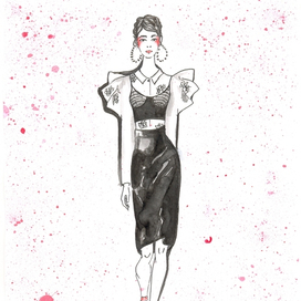 Fashion иллюстрация