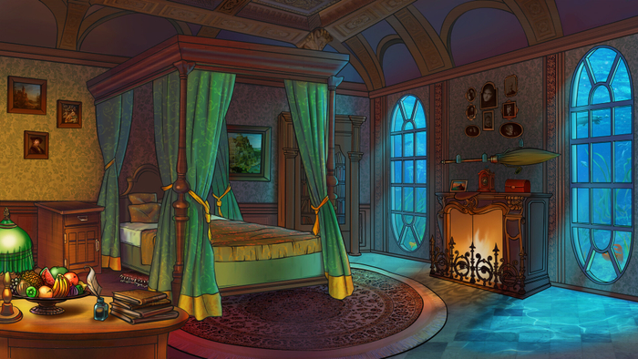 Комната на дне озера