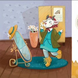 Разворот в книге про ботинки. Издательство Альпина Дети