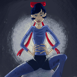 Девочка на шаре