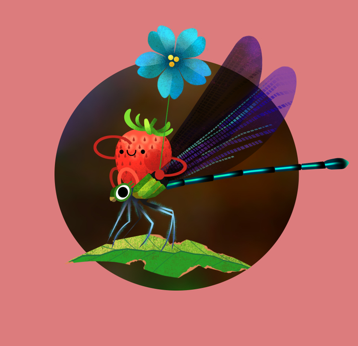 Земляничка и стрекоза