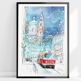 Пражский трамвайчик.