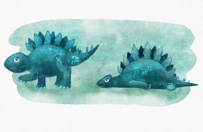 Dinosaur character design 