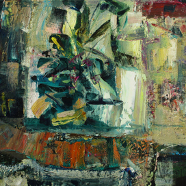 деревенский интерьер с окном