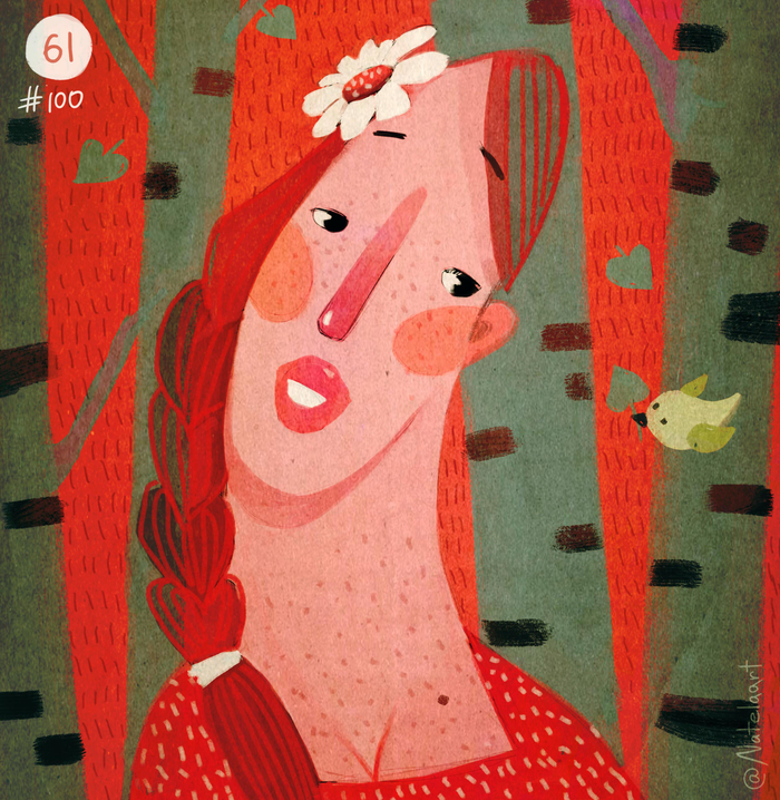 русская красавица  #day61