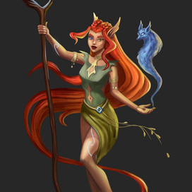 Защитница леса и ее спутник 